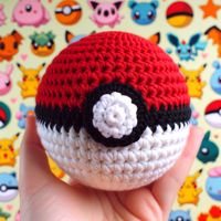 Pokeball Amigurumi Crochet Pattern Free