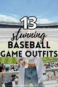 Looking for cute and casual baseball game outfit ideas? These 13 outfits are the perfect inspiration for your next casual chic baseball game outfit!