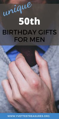 We have the Ultimate list of 50th Birthday gift ideas for men. They will absolutely love these 50th Birthday gift ideas. From funny gift ideas to anything in between. You're sure to find a gift your 50th birthday boy will love! #50thbirthdaygiftsformen #giftguides #birthdaygiftsforboyfriend #giftideas #giftsforhim #50thbirthday