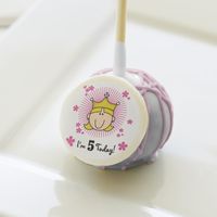 Blond Princess 5th Birthday Cake Pops