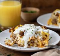 Sausage Egg and Cheese Breakfast Rolls