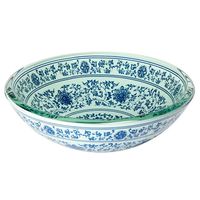 Eden Bath Ming Dynasty Glass Vessel Sink - Overstock - 23538902