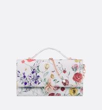 Medium Lady D-Lite Bag White Multicolor Florilegio Embroidery | DIOR