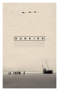 Dunkirk Film Poster This is an original poster designed by me, the artist. Digitally printed on 80lb matte card stock. 11x17 inches. Frame NOT included. Will be shipped in a protective tube. *All of my prints are based on illustrations made by me. They're not to be copied, re-distributed, imitated, or misappropriated in any way.