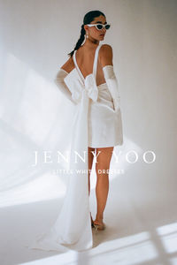 Little white dresses for those not so little moments 🤍 Shop Jenny Yoo online today. 