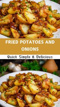 FRIED POTATOES AND ONIONS