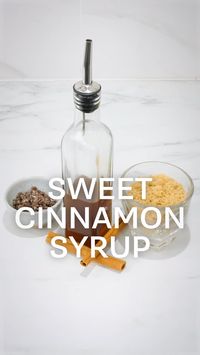 Spice up your brews with this super simple Sweet Cinnamon Syrup recipe!