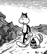 Frank by Comic Artist Jim Woodring