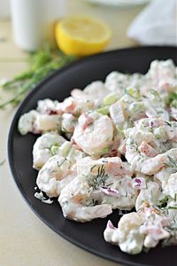 Keto Creamy Shrimp Salad