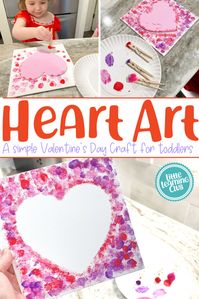 The CUTEST Valentine's themed crafts and activities for toddlers. Free printable activities, handprint activities and educational activities too!