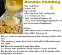 Not your classic banana pudding