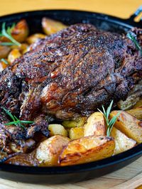 Rosemary and Garlic Lamb Leg - Simple Home Edit