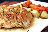 Brown Sugar Garlic Pork with Carrots & Potatoes