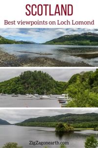 Things to do in Loch Lomond viewpoints Scotland Travel Pin