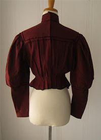 All The Pretty Dresses: 1890's Red Wool Blouse