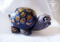 Turtle in cold porcelain