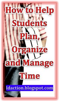 Come learn how to help students plan, organize and manage time: executive functioning strategies.