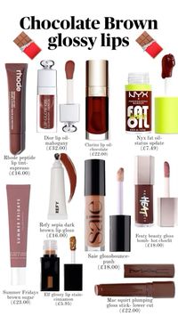 #chocolate #lipstick #lipgloss #lips #makeup #skincare