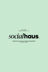 Led by Erin Joyce, Social Haus is a full marketing & social media management agency creating everything from videography to marketing. I combined an italic serif with a bold sans-serif, which makes the logo feel trendy and impactful. The contrast in the font weights really make the brand feel serious and professional. To make the brand feel even more unique, Ie created a custom pattern from the brand icon. I also decided to go for a color palette that feels modern and packs a punch.