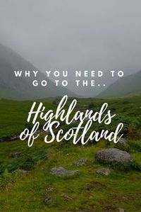 Why you need to go to the Highlands of Scotland! Such a beautiful place to travel, and don't forget the Isle of Skye! Tips, itineraries, Scottish castles and highland cows! Glencoe scotland scottish highlands and james bond skyfall make camping in scotland the best roadtrip! ☆☆#Inspiredbymaps ☆☆