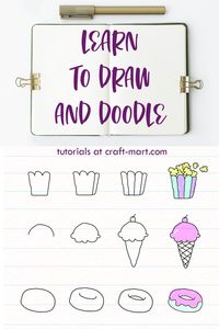 We have a collection of 15 easy doodles to draw with step-by-step tutorials. You can master them very quickly even if you are an absolute beginner and use them for your bullet journal and planner. Start drawing and improve your drawing skills today!