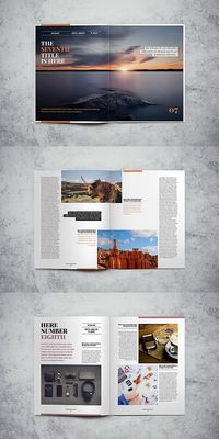 Lifestyle Magazine Template #magazine #brochure #template #brochuretemplate #brochuredesign #layout #layoutdesign #indesign #templates #lifestyle