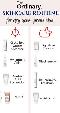 Do you have dry skin but still suffer from acne? Then, you need to try The Ordinary Skincare Routine for dry acne-prone skin.