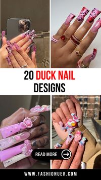 Embrace the quirkiness of trendy duck nail designs that are taking over the nail art scene. Bold nail shapes combined with quirky manicure styles make these designs ideal for party nail looks. These trendy nail ideas bring vibrant patterns, textures, and colors to life, offering endless customization. Perfect for bold personalities, duck nails are a statement in themselves. Rock the party with these daring and fashionable nail styles that showcase your unique flair.