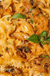 One Pot Caramelized Onion Pasta