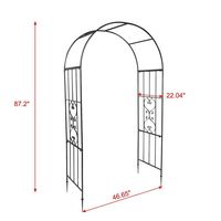 Winado Ea 46.65'' W x 22.05'' D Iron Arbor & Reviews | Wayfair