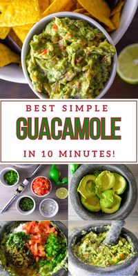 Best Quick & Fresh Guacamole Recipe: Craving a homemade guacamole that's as simple as it is delicious? This quick and easy recipe is made in just 10 minutes - perfect for those last-minute gatherings. Get ready to impress your guests with the creamiest, most flavorful guac ever! Enjoy on tacos, taquitos, tostadas, salads and sandwiches. via @wholemadeliving