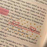 Heart, book annotations, annotations, live, books , reader, romance novels