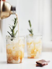 Salted caramel White Russians