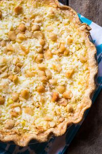 Pineapple Coconut Macadamia Pie