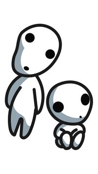 The Kodama are unnamed creatures from Princess Mononoke. Kodama creatures have white skin with black and grey, glowing eyes. Each Kodak has a different head, but also they have three black dots on...