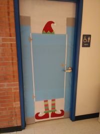 Holiday door decorating contest.