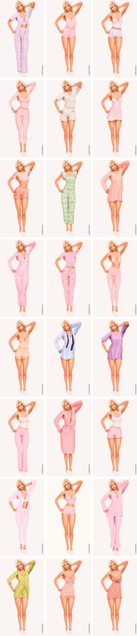 Best Sims 4 Pajamas CC Finds (Lookbook + Links to Download) - Aesthetic Pixelz