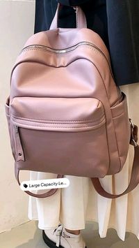 Large Capacity Leather School Bags - Teenager Cool Backpack WV1248