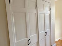 DIY Easy Bi-Fold Closet Door Makeover on a Budget in 1 Day - Lehman Lane