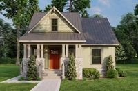 Cottage-Like Duplex with Full Floor 1-Bed Units - 70859MK | Architectural Designs - House Plans