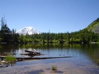 Surprise Lake, dog friendly, 4 miles RT, 1444 feet gain.