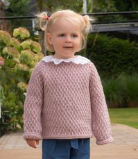 Crochet Child Sweater Pattern Free - Frosty Alpine Sweater