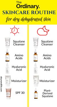 If you have dry skin and you want to try The Ordinary Skincare products, here is a routine you should try.