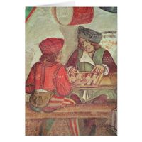 Interior of an Inn, detail of backgammon players | Zazzle