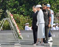 The Emperor and Empress of Japan Visit Kalibata Heroes Cemetery in Jakarta — Royal Portraits Gallery