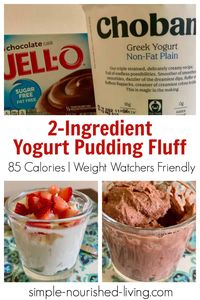 This low calorie sweet treat has just 85 calories and is delicious. So easy with just 2-ingredients it can me made in lots of flavors - chocolate, vanilla, pistachio, butterscotch, cheesecake & more! Just 85 Calories and 1-3 Weight Watchers Personal Points!