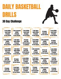 Elevate your basketball game with our 30-Day Basketball Drills Tracker. Whether you're a seasoned player or just starting, this tracker is the perfect tool to help you develop your skills and stay motivated throughout your 30-day journey.