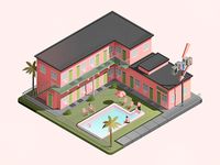 Flamingo Motel by Christopher Hebert on Dribbble