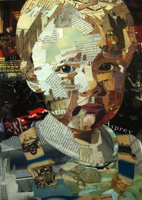 Extraordinary Collage Art from Paper Strips