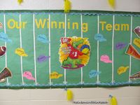 Our Winning Team Bulletin Board... and other board and door ideas